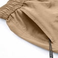 thumbnail image 7 of Besolor Running Shorts for Men Drawstring Elastic Waisted Lightweight Quick Dry Workout Athletic Beach Shorts with Multi Pockets(XX-Large,Khaki), 7 of 7