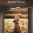 thumbnail image 4 of 3Pcs Picture Light Rechargeable Battery Operated Led Painting Light with Remote Control Dimmable and Timer Wireless Art Display Light for Wall Painting Picture Frame Artworking Portrait Dartboard, 4 of 7