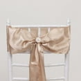 thumbnail image 6 of Efavormart 10 Pack White Pearl Floral Metal Chair Sash Pin Buckles with Gold Rim, 3D Rose Shaped Scarf Bow Napkin Rings, 6 of 11