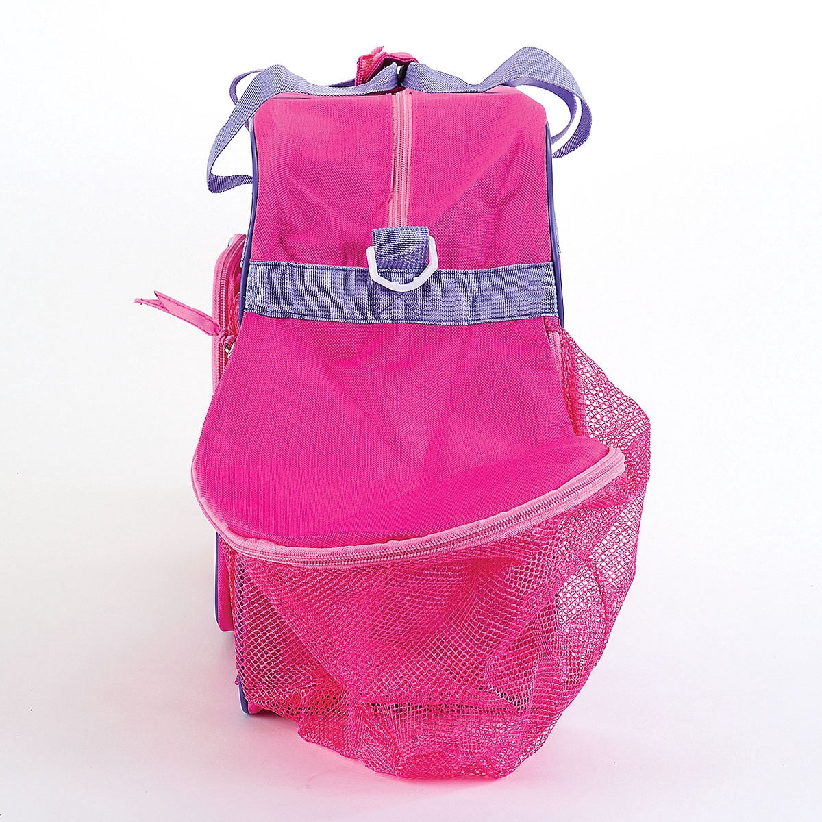 Current Soccer Sports Duffel Bag, Kids 19" Pink Bag, Ball & Water Bottle Compartments