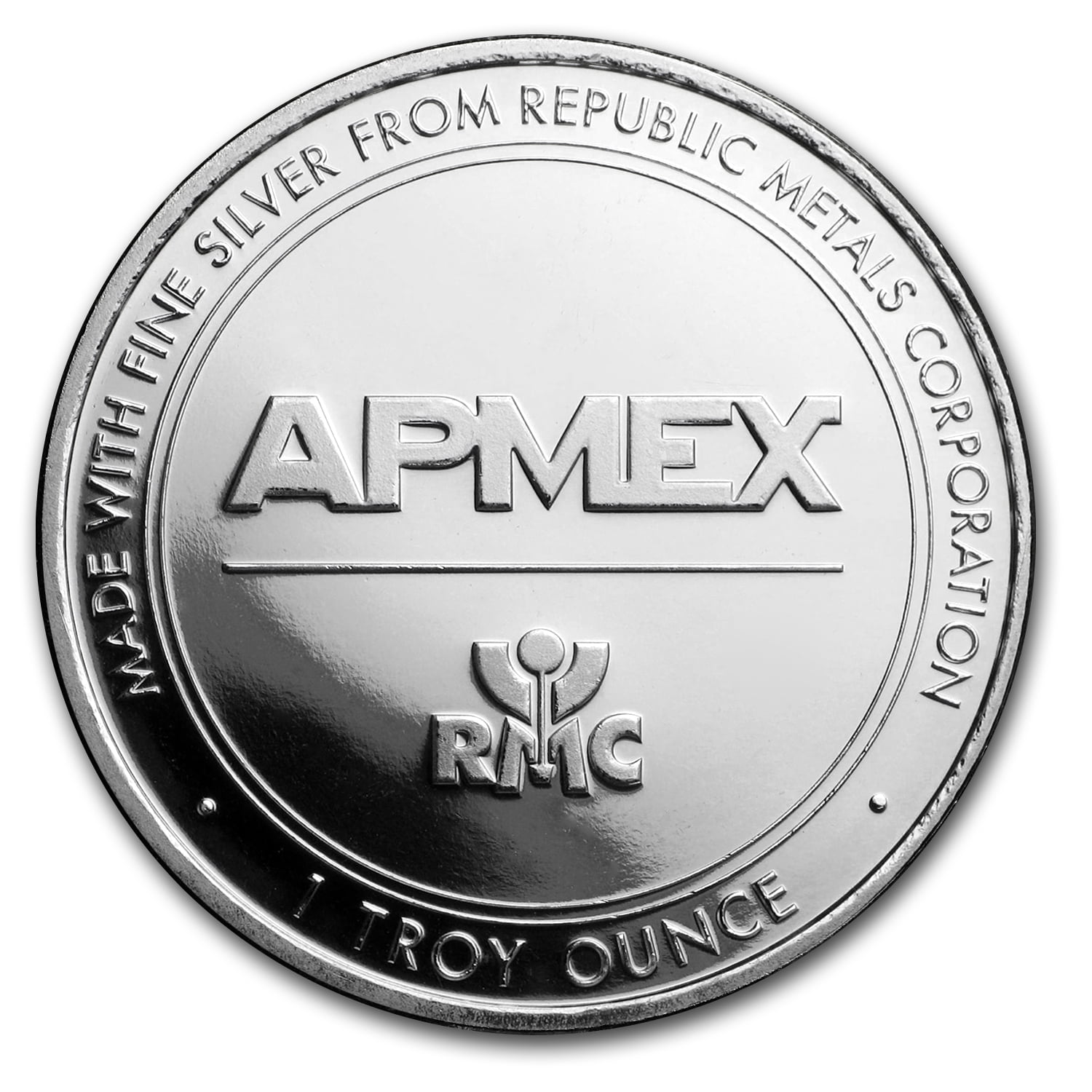 1 oz Silver Round - APMEX/RMC (.9999 Fine, Co-Branded) - Walmart.com