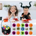 thumbnail image 2 of Halloween Party Favors Glow in The Dark Bouncing Balls Trick or Treat Goodie Bag Filler School Classroom Game Rewards Prizes for Kids 50Pcs, 2 of 6
