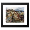 thumbnail image 2 of Carl Burckhardt 24x20 Black Modern Framed Museum Art Print Titled - Amazons and Hunters at the Seaside, 2 of 5