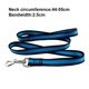 thumbnail image 2 of Arnés para perros de seguridad con rayas multicolores reflectantes 3M de 6 colores Blueberry Pet, 2 of 5
