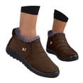 thumbnail image 3 of YLYL Women Men Winter Snow Boots Arch Support Warm Fur Lined No Slip Waterproof Slip on Ankle Booties, 3 of 8
