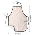 thumbnail image 6 of Zufioo Colorful Dots Print Tie-up Apron, Unisex Kitchen Apron - Oil-proof, Stain-proof and Waterproof, Suitable for Restaurants and Service Industries-One Size, 6 of 9