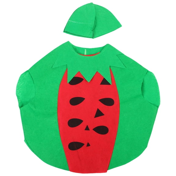 FOMIYES Watermelon Costume Performance for Party Multi Polyester 1Set