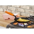 thumbnail image 3 of Lodge Seasoned Carbon Steel Skillet w Orange Handle Holder CRS10HH61, 3 of 9