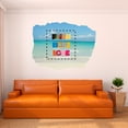 thumbnail image 1 of Watercolor Decal Faith Hope Love Bedroom Wall Decal for Children Lettering Art Multicolored Graphic Art Cute Themed Room Décor - Size: 20 In x 16 In, 1 of 5