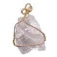 thumbnail image 2 of Piedra de cristales, collar Collar de cristal Colgante de piedra rugosa natural irregular Rosa Yuyangstore Colgante de piedra en bruto, 2 of 8