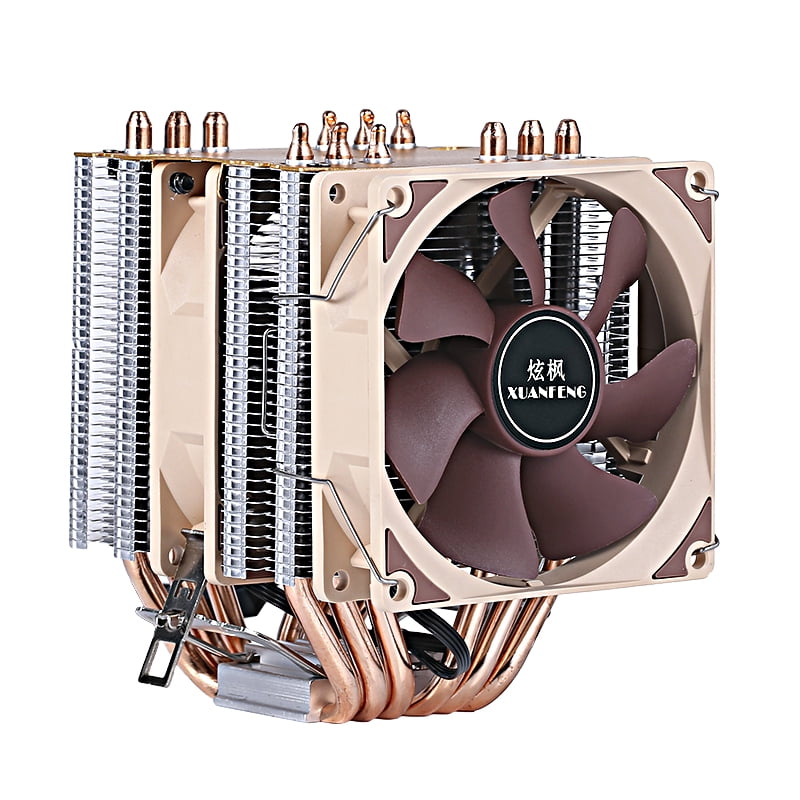 6 Heat Pipe Twin Towers Rapid Cooler CPU Cooling Fan Suitable For Installing LGA775 115x 1200 1700 1356 1366 i3 i5 i7 AMD 3P/4P