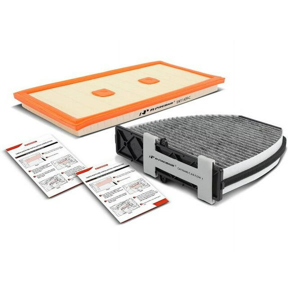 Air Filter and Cabin Air Filter Kit 2 - Compatible with 2013 - 2014 Mercedes-Benz C300 3.5L V6