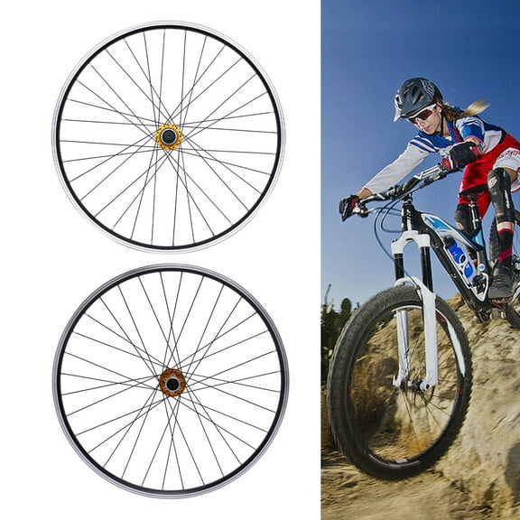 PASAK 29" Front & Rear Mountain Bike Wheel Set, Black