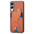 thumbnail image 2 of For Samsung Galaxy S25 Edge Case with K-Shaped Kickstand Leather Phone Back Cover - Green, 2 of 4