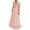 A Pink, variant on Women's Summer Crochet Lace Maxi Long Dress Hollow V Neck Short Sleeve Dress Flowy Dresses, Hawaiian Dresses For Women