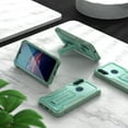 thumbnail image 7 of ExoGuard For Moto E Case, Phone Case with Screen Protector and Kickstand (Green), 7 of 7
