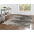 thumbnail image 4 of Tapis Evolution treillis zigzag de 5 pi x 7 pi 6 po, gris et noir, 4 of 5