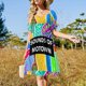 thumbnail image 4 of Vestido de manga corta para bailar rosas, vestidos de gala, vestido de verano holgado, vestido de verano para mujer, vestido de verano para mujer, 4 of 7