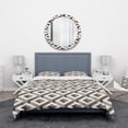 thumbnail image 2 of Designart 'Boxes Illustration' Scandinavian Duvet Cover Set, 2 of 4