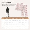 thumbnail image 4 of Balery Poodle In Ballet Skirts Dancing Conjunto de Pijama con Estampado para Mujer, Conjunto de Dos Piezas con Manga Larga, Ropa de Dormir Suave con Bolsillos, Pijamas Cómodos-Medium, 4 of 7