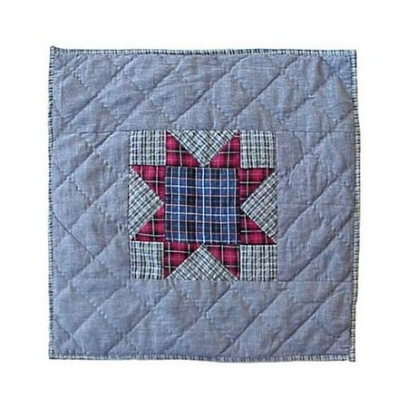 Denim Burst Toss Pillow