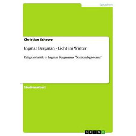 Ingmar Bergman - Licht im Winter - eBook