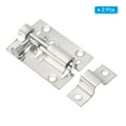 thumbnail image 3 of Cerradura de barril Uxcell de 2 pulgadas, 2 paquetes, cerradura de seguridad de acero inoxidable, 3 of 5