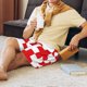thumbnail image 5 of Fotbe Red Cross 1 Pantalones Cortos de Pijama para Hombre, Ropa de Dormir, Pantalones de Pijama Cortos para Hombre-Small, 5 of 6