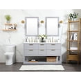 thumbnail image 6 of 60 inch single bathroom vanity in grey, 6 of 8