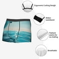 thumbnail image 6 of Bingfone Turquoise Ocean Reflection Men's Underwear - Casual Stretch Boxer Briefs-Medium, 6 of 7