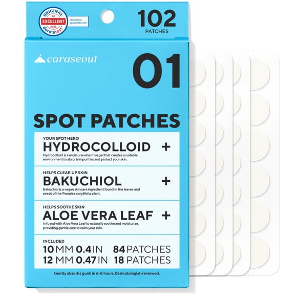 Parche para acné con hidrocoloide de caraseoul para espinillas con bakuchiol