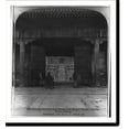 thumbnail image 2 of Historic Framed Print, Through the great iron doors to the Dragon Throne, Imperial Palace, Peking, 17-7/8" x 21-7/8", 2 of 9
