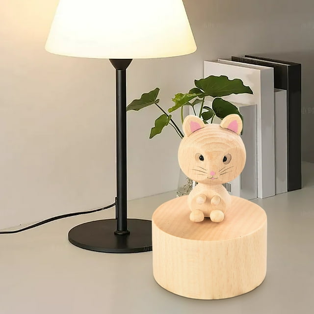 Decoraciones para el hogar, adornos decorativos, regalos, caja de música de madera, manualidades, regalo de cumpleaños, accesorios de decoración del hogar, artesanía musical