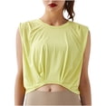 thumbnail image 1 of AherBiu Workout Tank Tops Woman Quick Dry Lightweight Athletic Camis Solid Color Running Crop Tops, 1 of 6