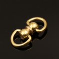 thumbnail image 5 of OUSITAID Copper Keychain 3pcs Vintage Brass Double Rotation Key Rings Convenient Durable Hardware Connector for Home Office Use, 5 of 5