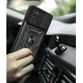 thumbnail image 3 of Magnetic Phone case compatible Oppo A52 /A72 /A92, Slide Camera Lens Protection and Built in 360 Rotatable Ring Holder Cheap and fine, 3 of 5