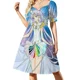thumbnail image 1 of Vestido marinero cosmos de manga corta Vestidos para fiesta de boda vestidos de fiesta mujer Ropa de mujer, 1 of 7