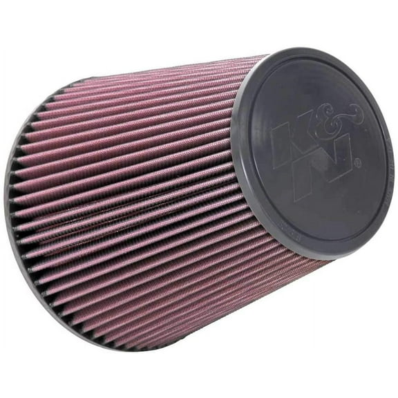 K&N High-Flow Original Lifetime Universal Clamp-On Air Filter: High Performance, Premium, Washable: Flange Diameter: 6 In, Filter Height: 8 In, Flange Length: 0.625 In, Shape: Round Tapered, RU-1044