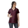 thumbnail image 1 of Moomaya Chemise Tunique Style Portefeuille pour Femmes en Coton Décontractée à Boutons Col Classique Haut, 1 of 6