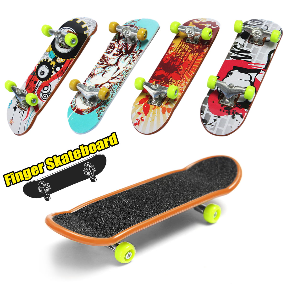 2PCS Mini Finger Board Skateboard Novelty Kids Boys Girls Toy Gift for Party  ME