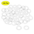 thumbnail image 1 of Unique Bargains Rondelles Plates en Nylon pour Vis M16 28mm OD 1mm Épais Transparent 100 Pcs, 1 of 4