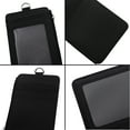 thumbnail image 6 of Slim Badge Holder Wallet, PU Leather Vertical Name Card Holder with 1 Key Ring, 1 ID Window, 4 Card Slots, 1 Side Zipper Pocket and 1 18.8" PU Neck Lanyard/Strap-Black, 6 of 7