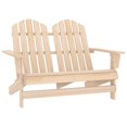 thumbnail image 1 of vidaXL 2-Seater Garden Adirondack Chair Solid Fir Wood, 1 of 4
