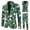 Green, variant on UVEASISHA Men's Slim Fit 3 Piece Suit Christmas Printed Party Suits One Button Shawl Lapel Blazer Jacket Vests Pants Set Xmas Holiday Suit Sets Todays Sales Today,Green,M