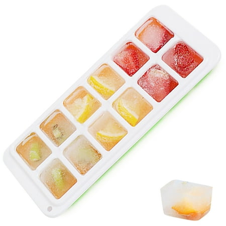 

Viugreum Ice Cube Trays | Reusable Ice Cube Molds with Removable Lid for Freezer |Flexible and Odorless Ice Maker for Homemade Coffee Tea Wines Whiskey