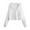 White, variant on EDFBUYKRS Female Long Sleeve Sweatshirt Sweatshirt for Women Half Zip Cropped Pullover Hoodies Fall Winter Tops Size Xxl