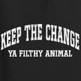 thumbnail image 6 of Wild Bobby Vintage Movie Quote Keep The Change Filthy Animal Men Tank Top, Black, Small, 6 of 6