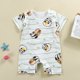 thumbnail image 3 of Mono de verano para bebé, mameluco de manga corta para recién nacidos, niños y niñas, mono para bebé, ropa para chico, ropa para niño, 3 of 5