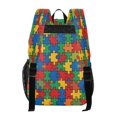 thumbnail image 3 of Ttyddzy Clear Backpack Heavy Duty PVC Transparent Backpack for College Workplace, Color Puzzle Tile, 3 of 8