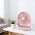 thumbnail image 3 of Tyidzon USB Desktop Fan with 3 Speed Settings Silent Adjustable Wind Direction Large Airflow Fan for Home Office Bedroom, 3 of 7